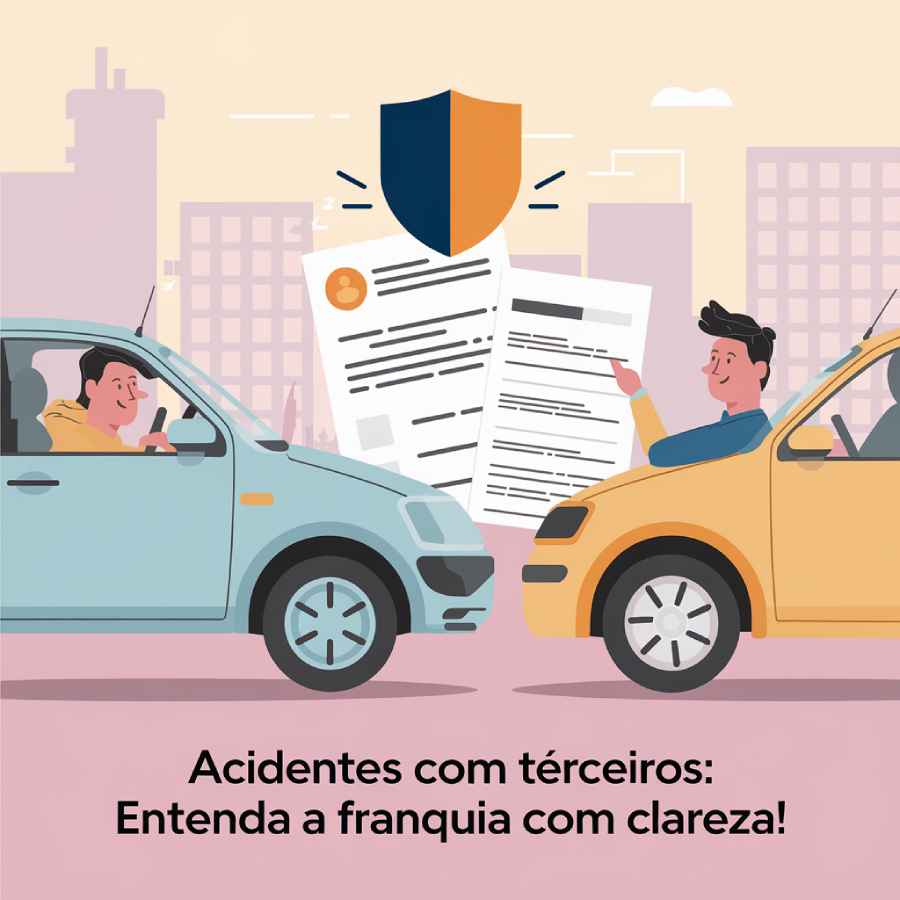 Acidentes com terceiros e a franquia: entenda fácil