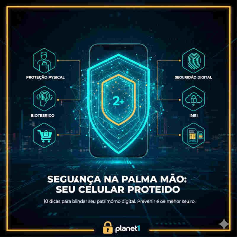 Use o Celular Seguro do Governo e 10 dicas praticas para evitar que o celular seja um alvo de roubos e furtos Proteja seus dados e seu bolso!