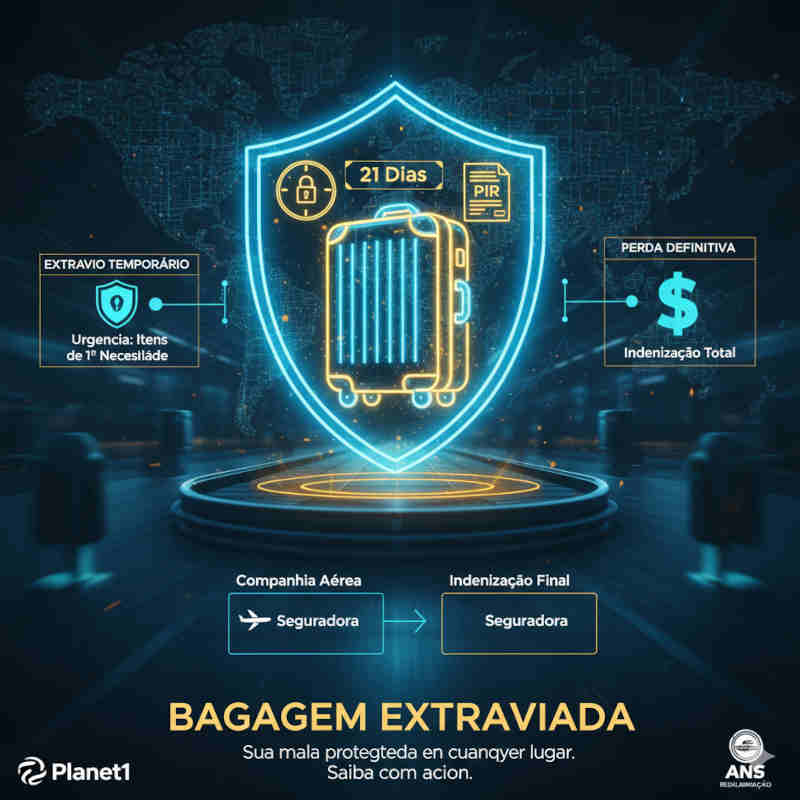 bagagem extraviada