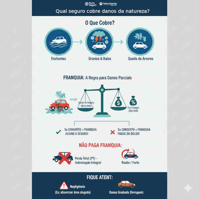 Qual seguro cobre danos da natureza?
