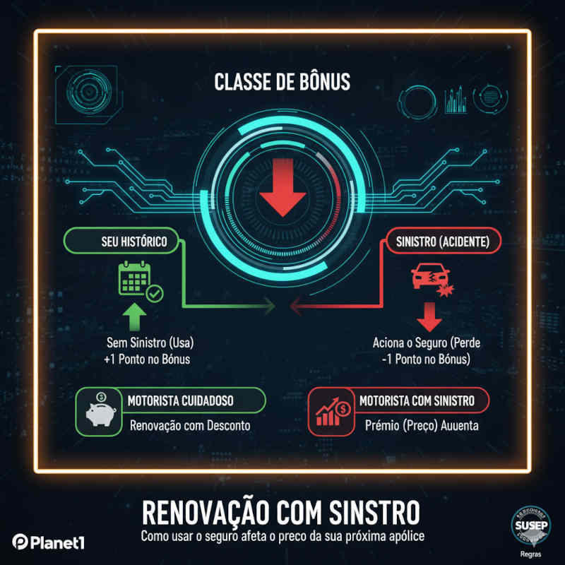 renovação com sinistro