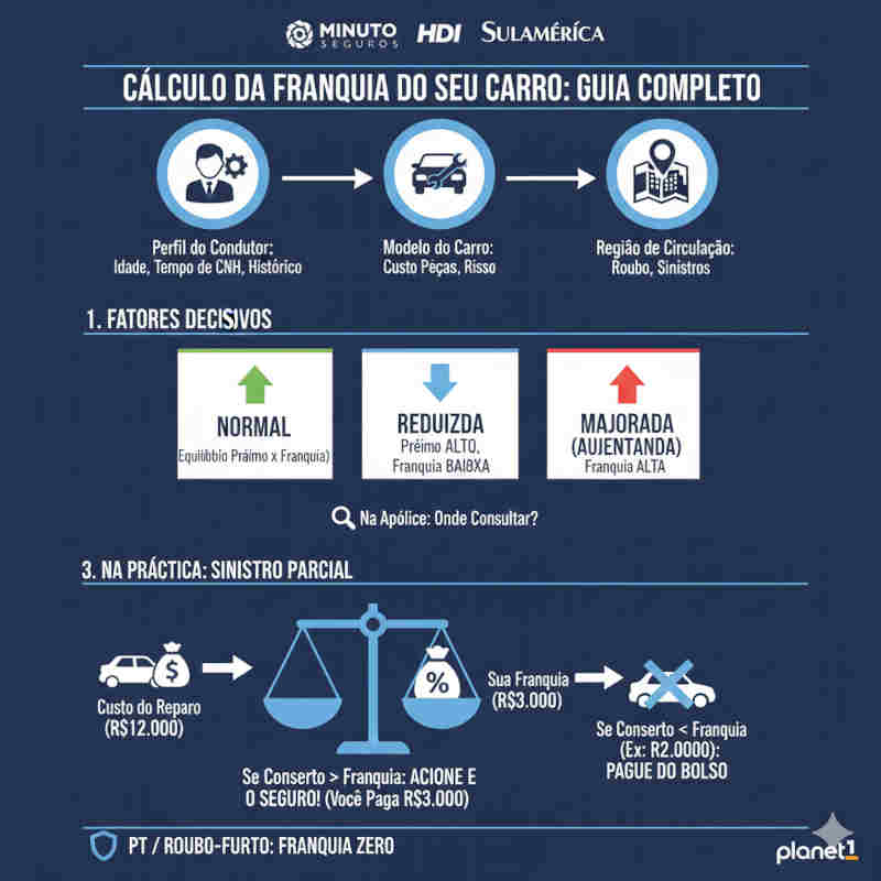 Calculando valor da franquia