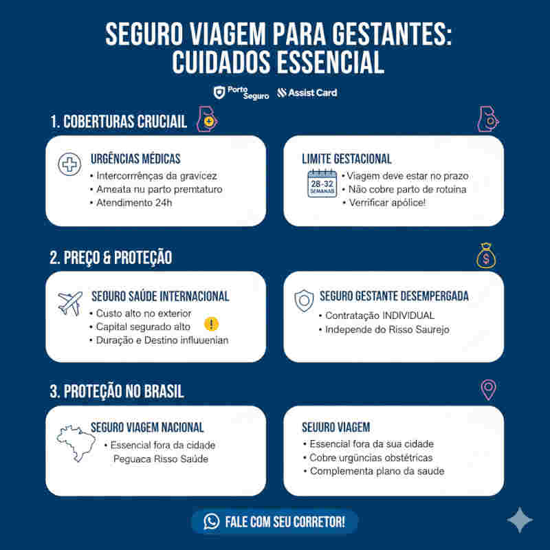 Melhor seguro viagem para gestante