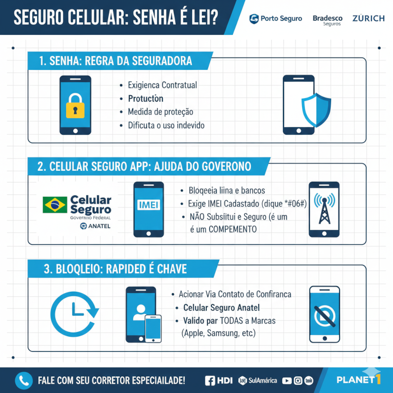 Seguro Celular Senha é Lei