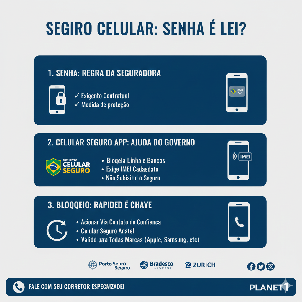 Seguro Celular Senha é Lei