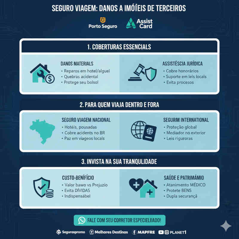 danos a imóveis de terceiros